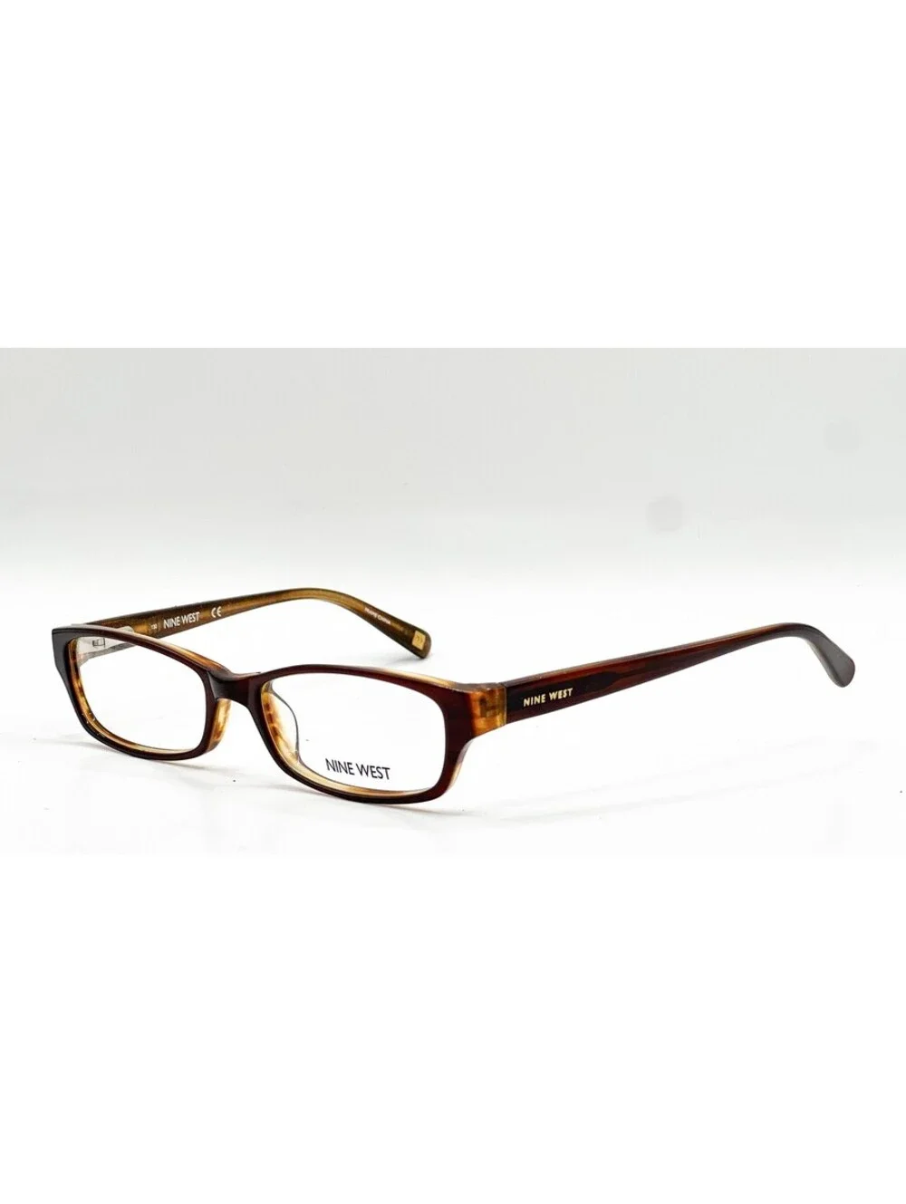 Nine West Nw5014 222 Brown Shimmer Authentic Eyeglasses 51-17-130